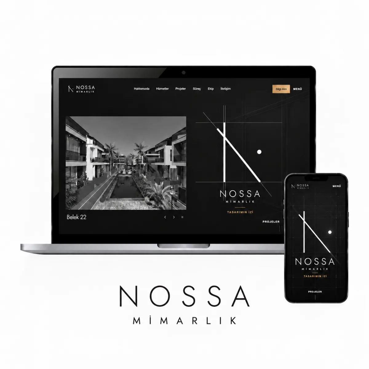 NOSSA MİMARLIK web sitesi